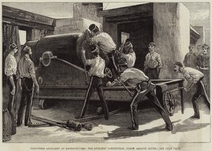 Frivilligt artilleri ved Shoeburyness, Officerskonkurrencen, nord mod syd af English School